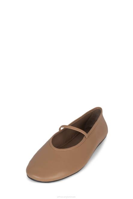 Jeffrey Campbell danserina NDHB47 ballerina's donker beige vrouwen