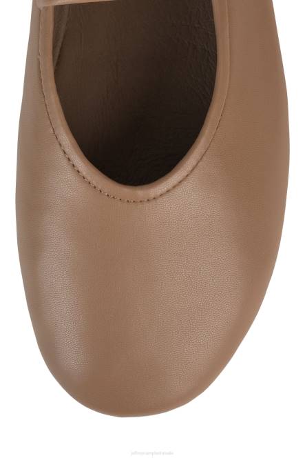 Jeffrey Campbell danserina NDHB47 ballerina's donker beige vrouwen