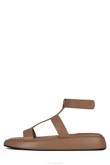 Jeffrey Campbell bol NDHB1754 sandalen donker naturel vrouwen