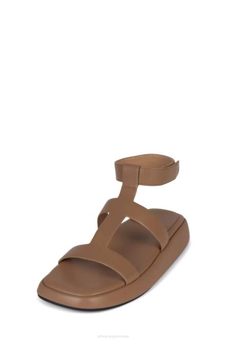 Jeffrey Campbell bol NDHB1754 sandalen donker naturel vrouwen