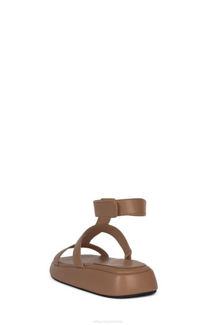 Jeffrey Campbell bol NDHB1754 sandalen donker naturel vrouwen