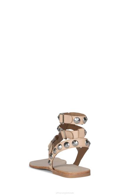 Jeffrey Campbell emeline-s NDHB1757 sandalen natuurlijk zilver vrouwen