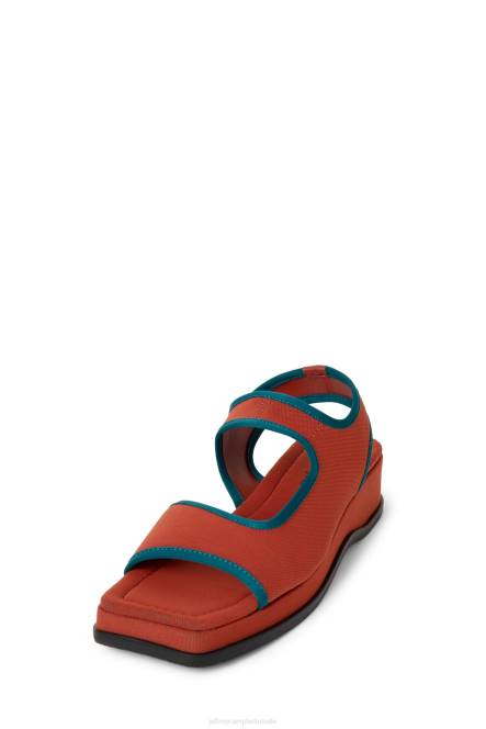 Jeffrey Campbell energiek NDHB28 sandalen oranje groenblauw gaas vrouwen