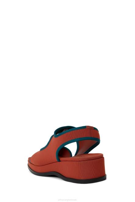 Jeffrey Campbell energiek NDHB28 sandalen oranje groenblauw gaas vrouwen