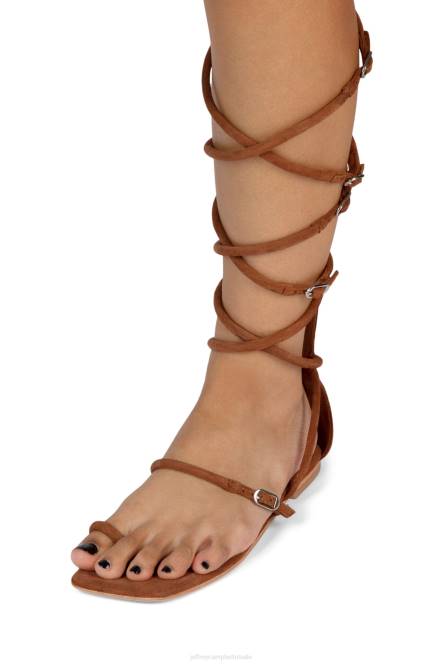 Jeffrey Campbell gladia NDHB119 sandalen lichtbruin suède vrouwen