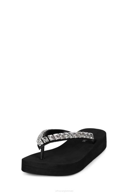 Jeffrey Campbell iconische-s NDHB181 sandalen zwart helder vrouwen