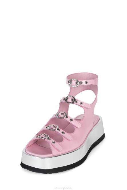 Jeffrey Campbell infrarood NDHB221 sandalen roze doos zilver vrouwen