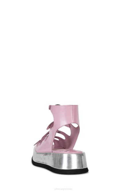 Jeffrey Campbell infrarood NDHB221 sandalen roze doos zilver vrouwen