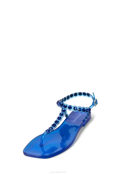 Jeffrey Campbell jemmin NDHB160 sandalen blauw glanzend vrouwen