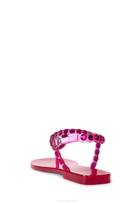 Jeffrey Campbell jemmin NDHB161 sandalen fuchsia glimmend vrouwen