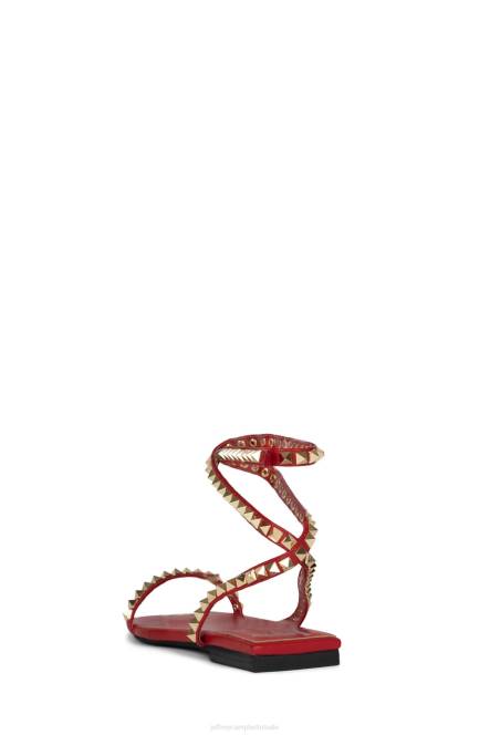 Jeffrey Campbell luxe NDHB1739 sandalen rood goud vrouwen