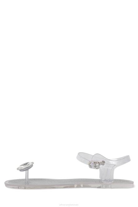 Jeffrey Campbell strandgloed NDHB139 sandalen zilver vrouwen