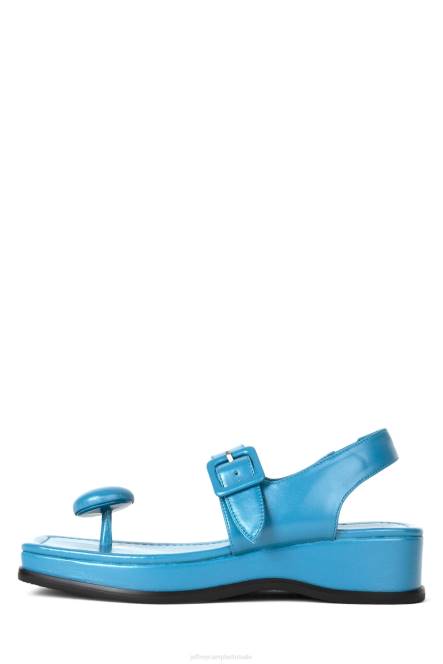 Jeffrey Campbell vanderbilt NDHB26 sandalen stoffig blauw vrouwen