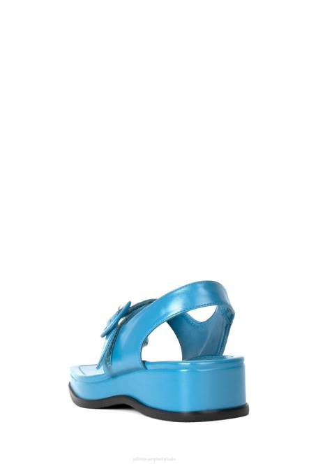 Jeffrey Campbell vanderbilt NDHB26 sandalen stoffig blauw vrouwen