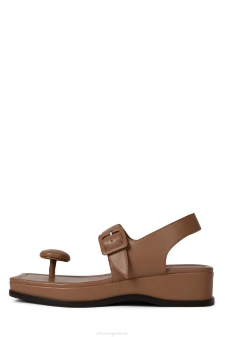 Jeffrey Campbell vanderbilt NDHB27 sandalen lichtbruin vrouwen