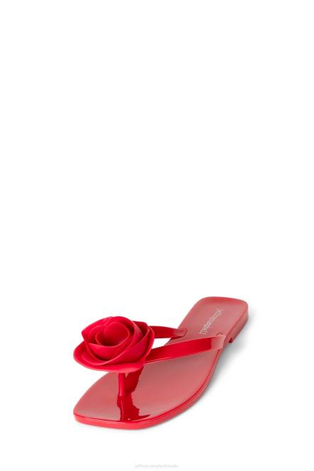 Jeffrey Campbell zo lief NDHB159 sandalen rood glanzend vrouwen