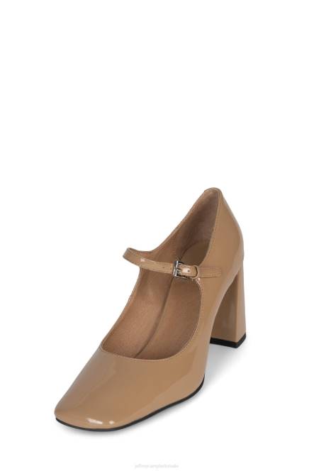 Jeffrey Campbell bourdin-2 NDHB1361 hakken pomp natuurlijk octrooi vrouwen