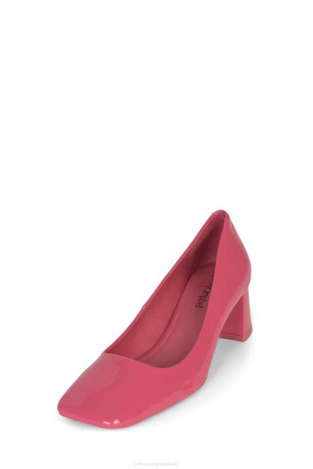 Jeffrey Campbell eileen NDHB1322 hakken pomp fuchsia patent vrouwen