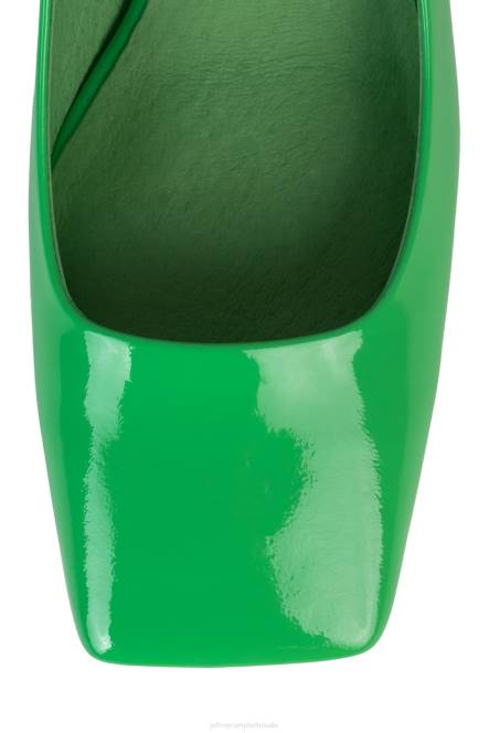 Jeffrey Campbell eileen NDHB1324 hakken pomp groen octrooi vrouwen