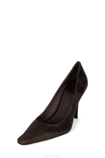 Jeffrey Campbell evelie NDHB1338 hakken pomp bruin bedroefd vrouwen