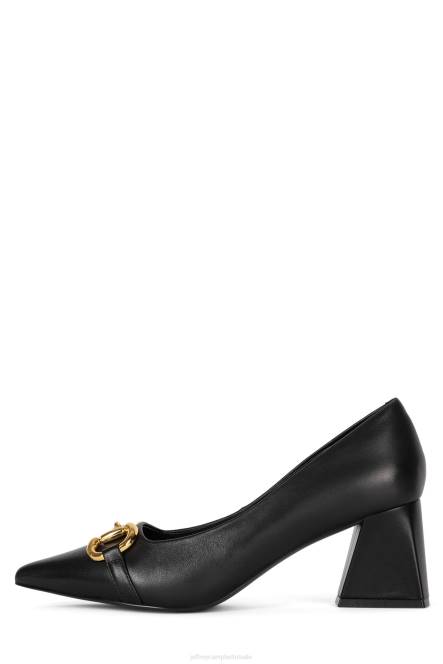 Jeffrey Campbell happy hour NDHB50 hakken pomp zwart goud vrouwen