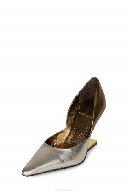 Jeffrey Campbell juliette NDHB1340 hakken pomp goud brons combinatie vrouwen