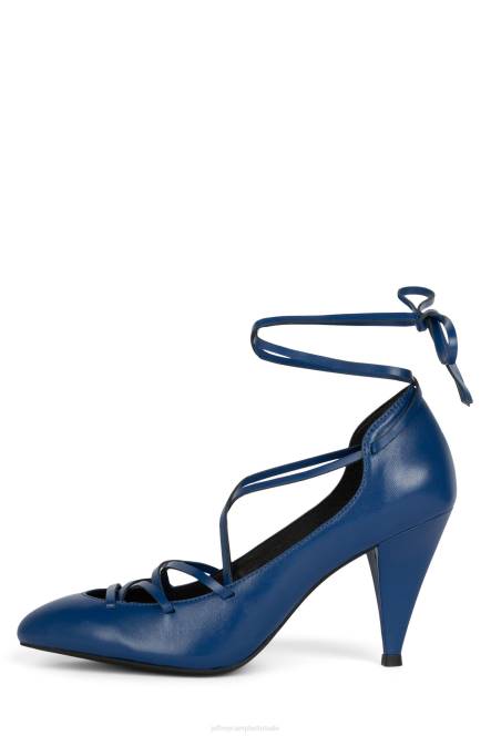 Jeffrey Campbell kreuger NDHB1369 hakken pomp blauw vrouwen