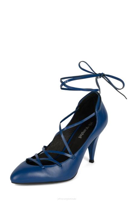 Jeffrey Campbell kreuger NDHB1369 hakken pomp blauw vrouwen