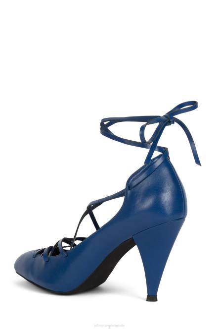 Jeffrey Campbell kreuger NDHB1369 hakken pomp blauw vrouwen