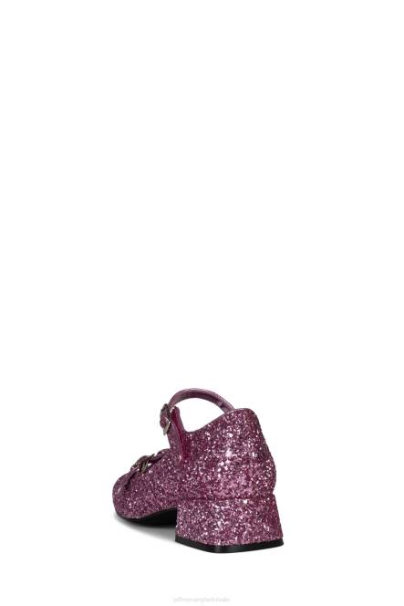 Jeffrey Campbell muzikaal NDHB1397 hakken pomp fuchsia glitters vrouwen