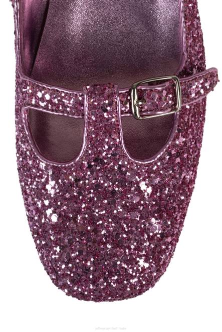 Jeffrey Campbell muzikaal NDHB1397 hakken pomp fuchsia glitters vrouwen