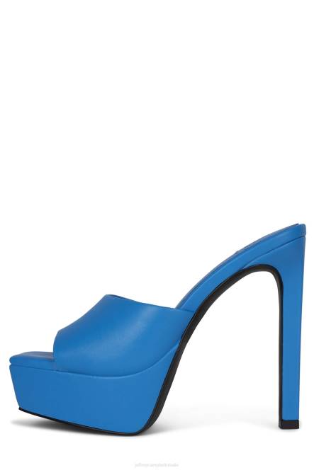 Jeffrey Campbell gaan-glam NDHB1664 muilezel met hakken blauw vrouwen