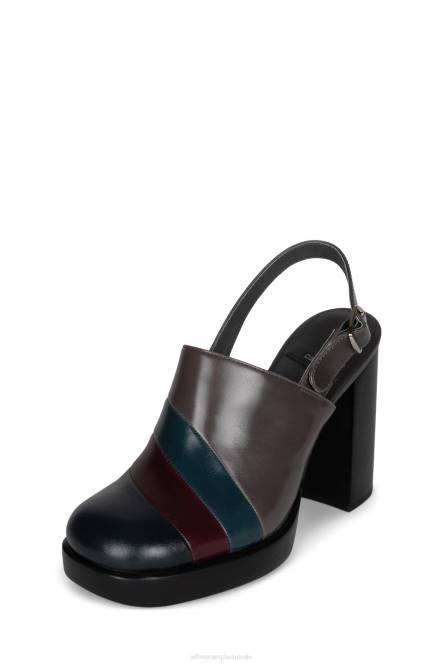 Jeffrey Campbell roxanna NDHB1705 muilezel met hakken marine multi vrouwen