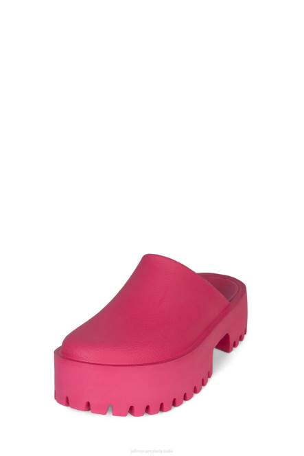 Jeffrey Campbell verstoppen NDHB1689 muilezel met hakken fuchsia vrouwen