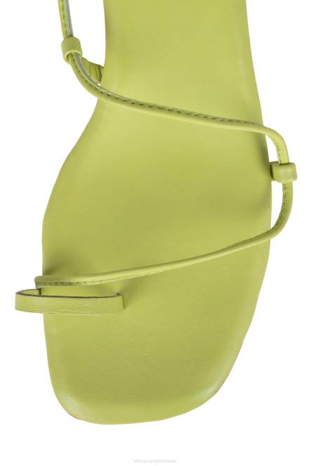 Jeffrey Campbell agaat-2 NDHB1599 sandaal met hak chartreuse vrouwen