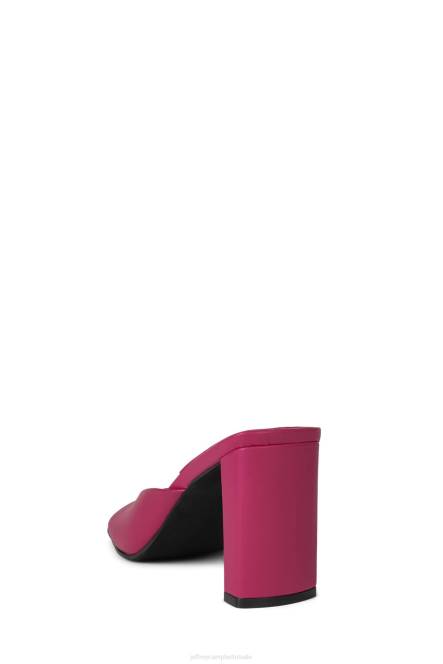 Jeffrey Campbell geïnspireerd NDHB1454 sandaal met hak fuchsia vrouwen