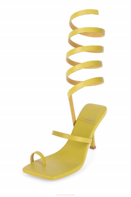 Jeffrey Campbell luzia NDHB1628 sandaal met hak chartreuse vrouwen