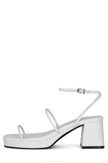 Jeffrey Campbell orchidee NDHB1479 sandaal met hak wit vrouwen