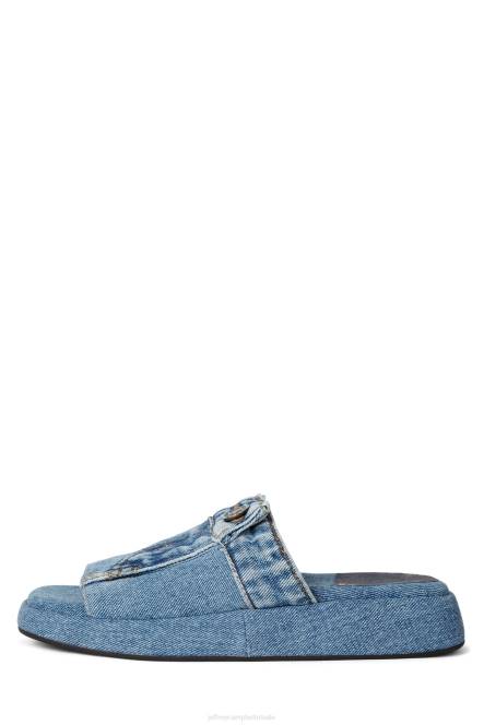 Jeffrey Campbell blauwe lucht NDHB292 de denim-reboot blauw spijkerstof vrouwen