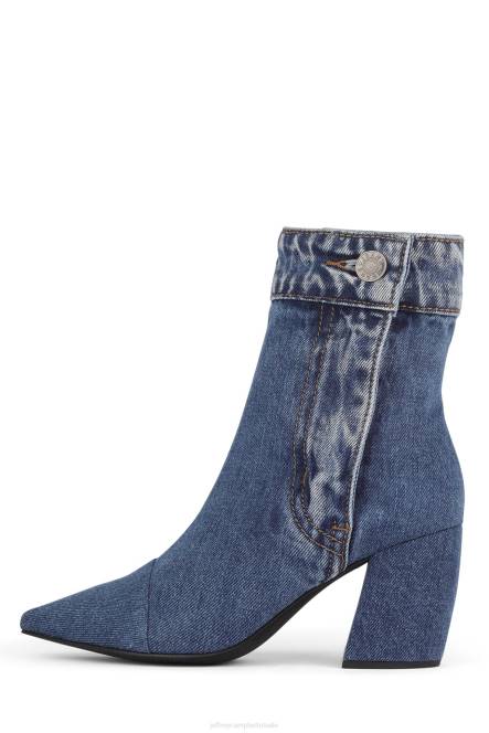 Jeffrey Campbell eindig-jn NDHB285 de denim-reboot blauw spijkerstof vrouwen