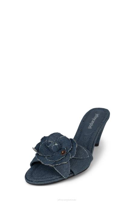 Jeffrey Campbell ontluikend NDHB263 de denim-reboot blauw spijkerstof vrouwen