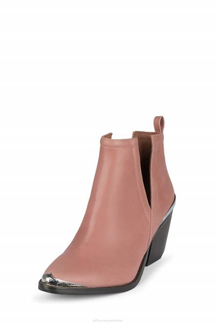 Jeffrey Campbell Cromwell NDHB378 enkel laarzen roze donkere stapel vrouwen