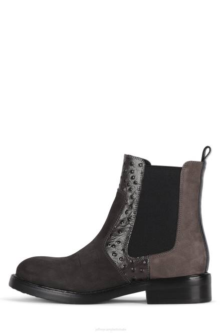 Jeffrey Campbell Edmond NDHB359 enkel laarzen grijze exotische multi vrouwen