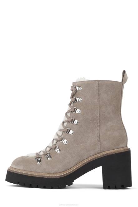 Jeffrey Campbell Oh wat NDHB484 enkel laarzen taupe suède vrouwen