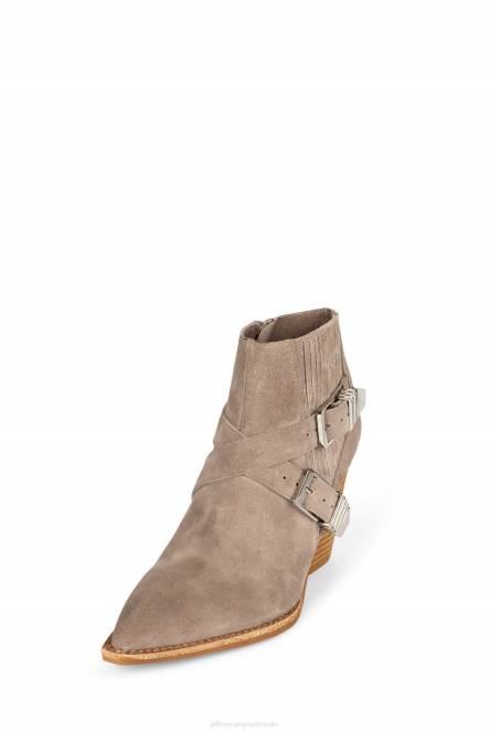 Jeffrey Campbell Texaan NDHB481 enkel laarzen taupe suède vrouwen