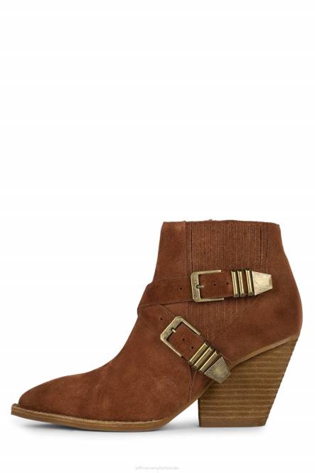 Jeffrey Campbell Texaan NDHB482 enkel laarzen cognac suède vrouwen