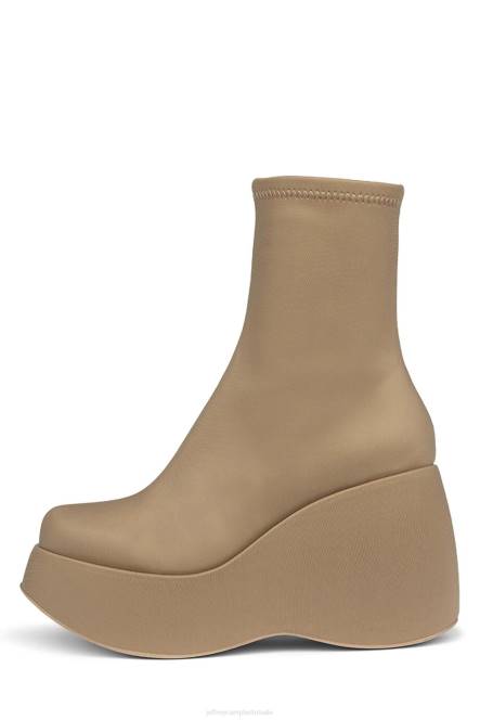 Jeffrey Campbell alita-lo2 NDHB640 enkel laarzen naakt neopreen vrouwen