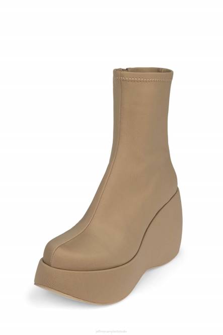 Jeffrey Campbell alita-lo2 NDHB640 enkel laarzen naakt neopreen vrouwen