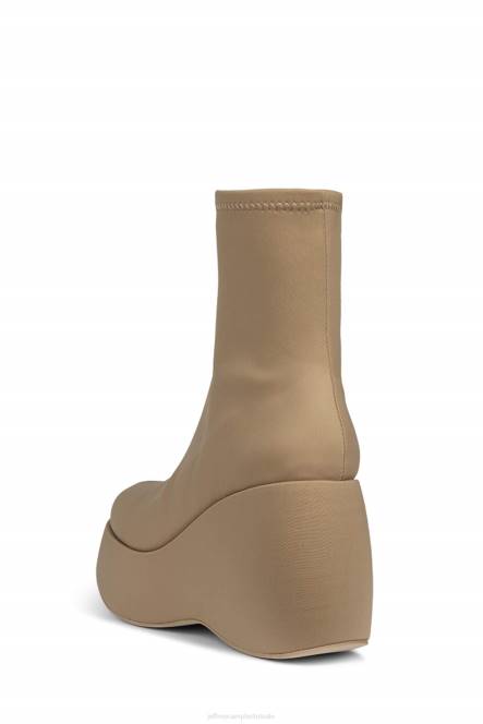 Jeffrey Campbell alita-lo2 NDHB640 enkel laarzen naakt neopreen vrouwen