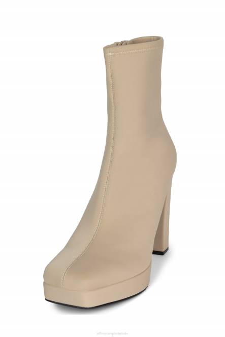 Jeffrey Campbell arcadië NDHB513 enkel laarzen beige neopreen vrouwen